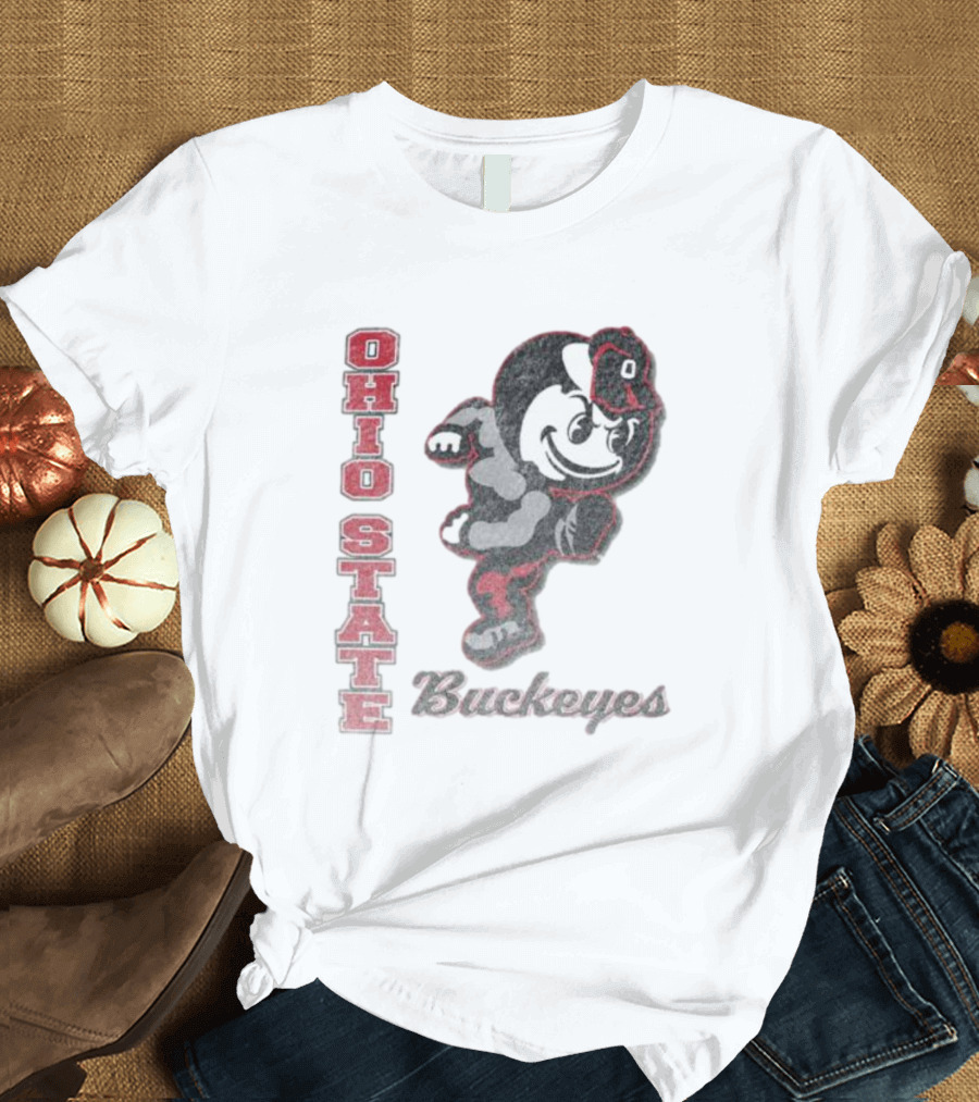 Ohio State Buckeyes Vintage Phase Out ’47 Franklin Mascot T-Shirt
