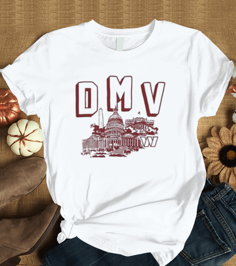 Washington Commanders DMV Capitol Obelisk XXVII T-Shirt