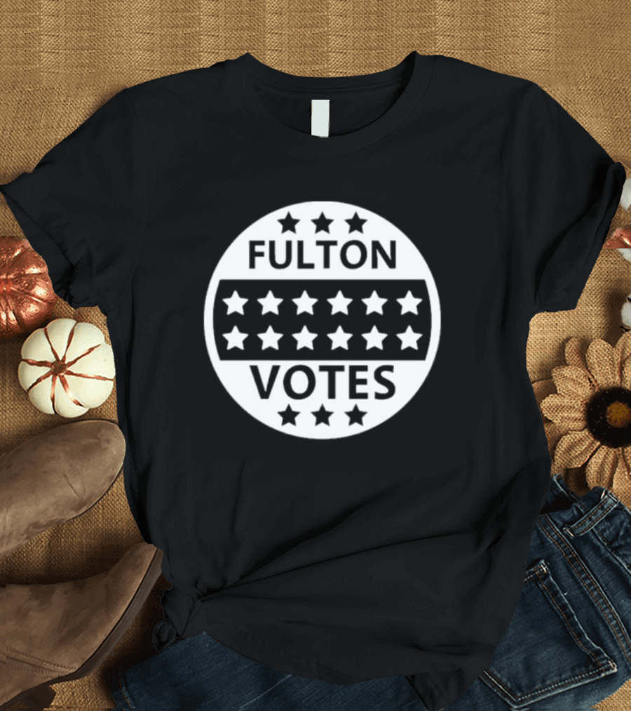 Fulton Votes Fulton Elections Star Circle T-Shirt