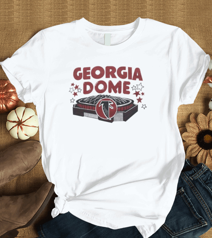 Atlanta Falcons Georgia Dome Stadium Stars T-Shirt