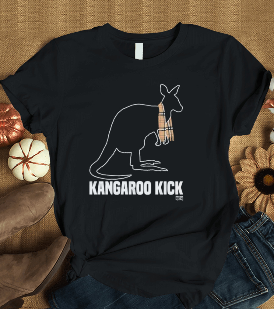 MJF Kangaroo Kick Scarf Outline T-Shirt