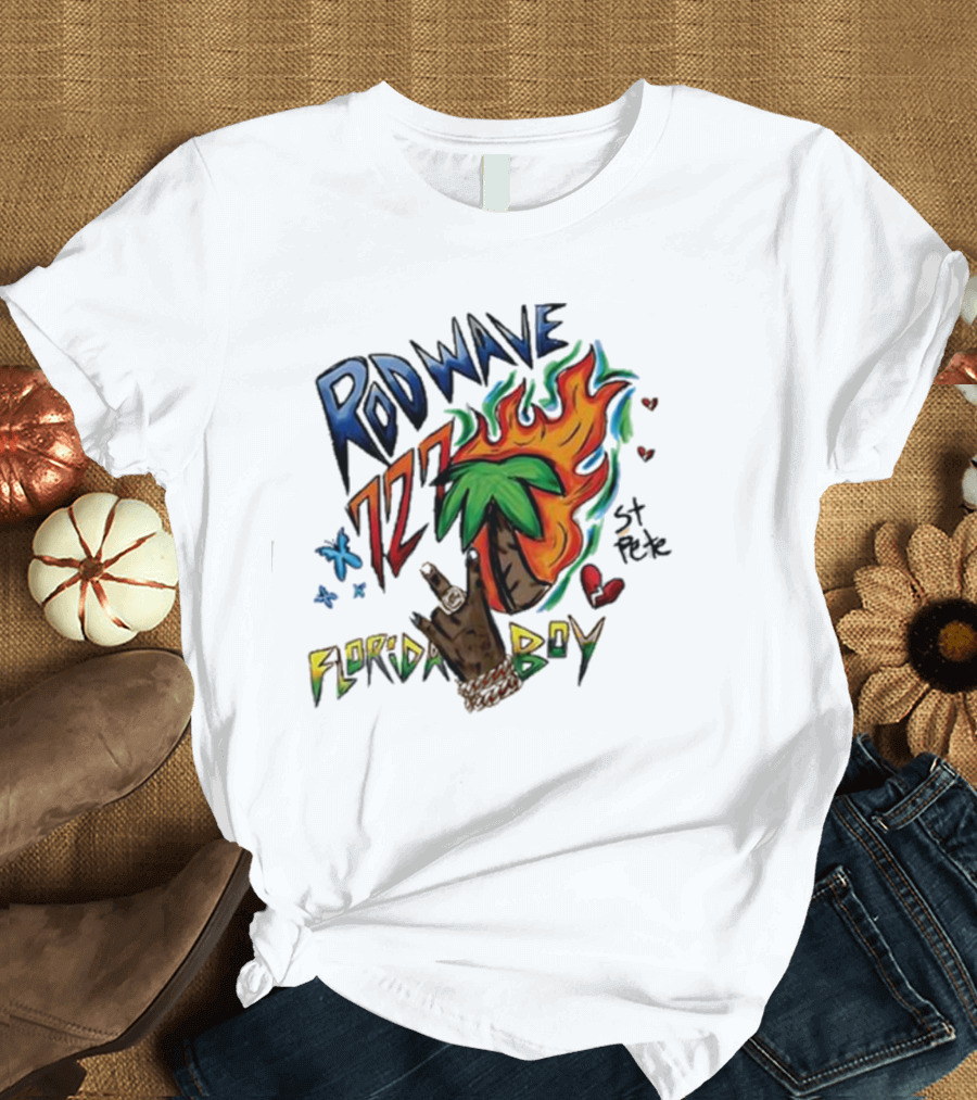Rod Wave St Pete 727 Florida Boy T-Shirt