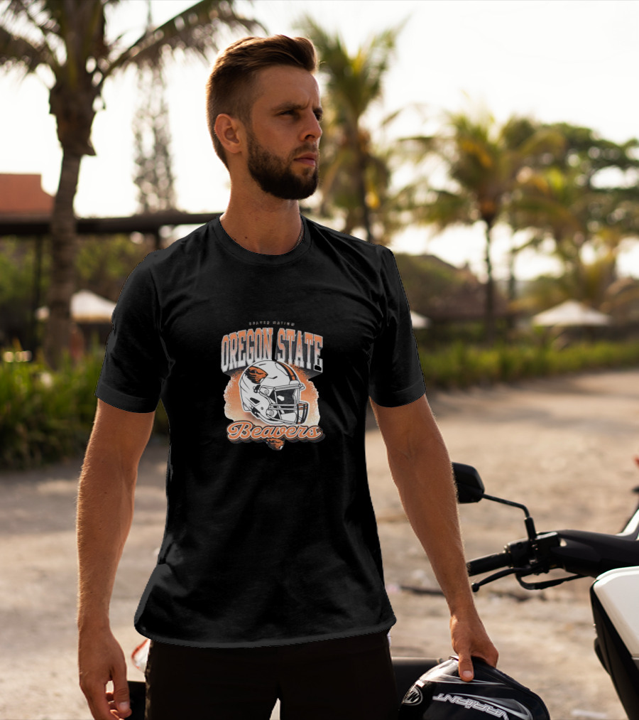 Oregon State Beavers Helmet Beavers Nation T-Shirt