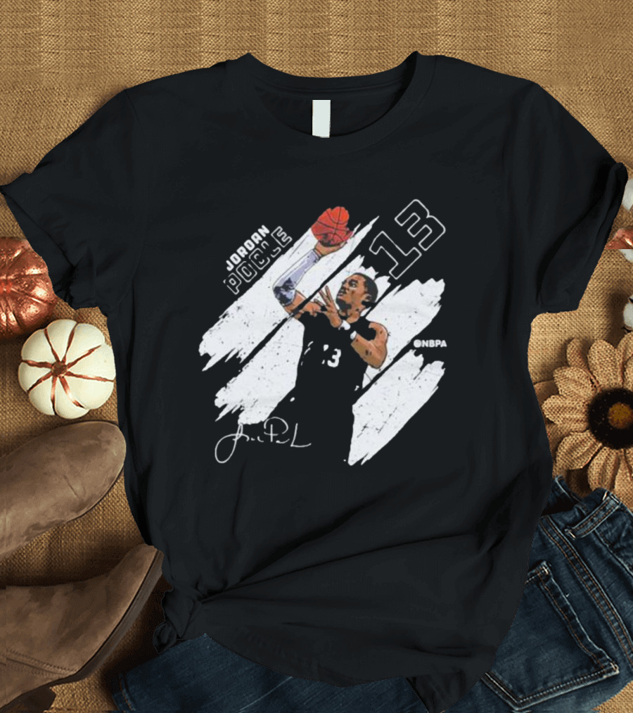 Jordan Poole NBPA 13 Basketball Signature T-Shirt