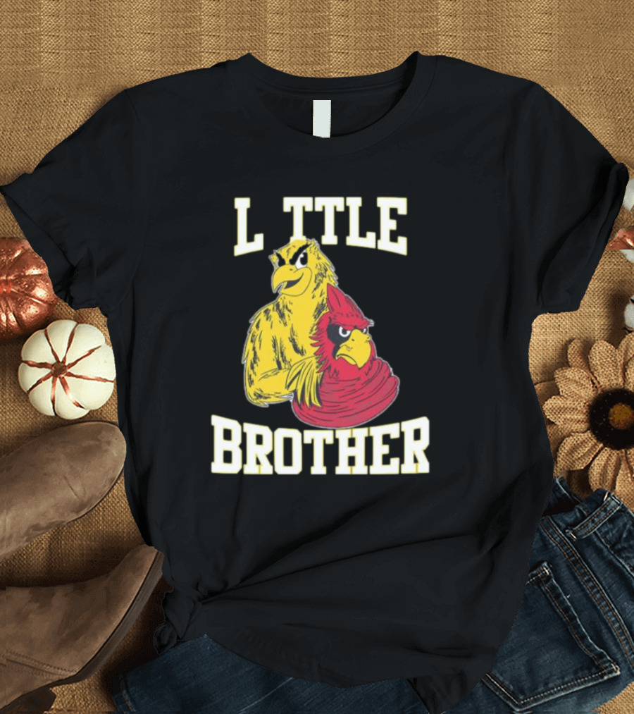 L Ttle Brother Yellow Red Birds T-Shirt