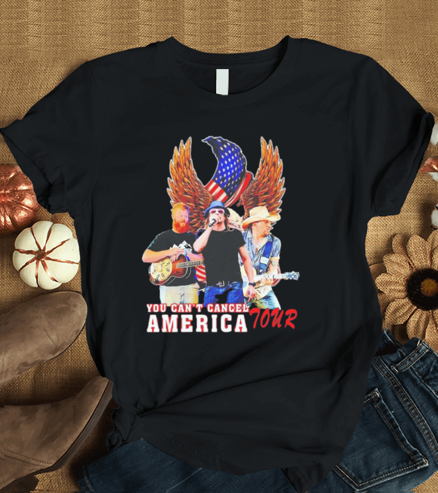 You Cant Cancel America Tour Jason Kid Rock Oliver Anthony T-Shirt