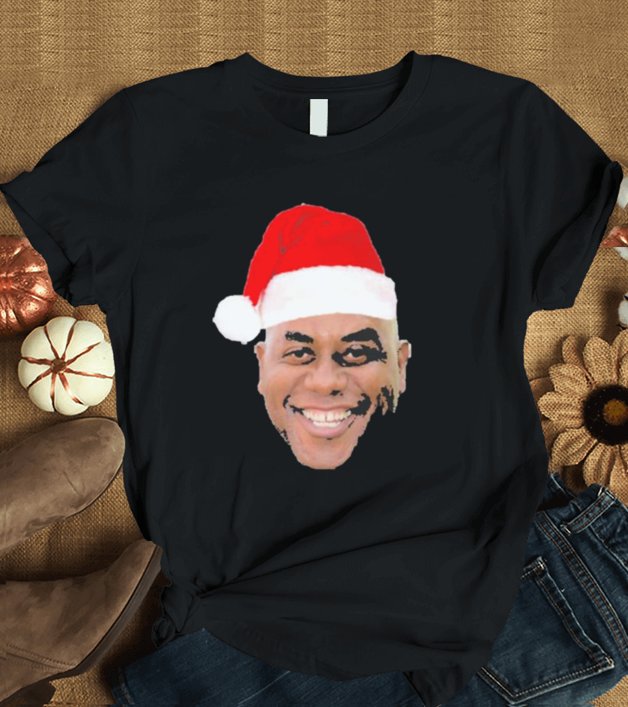 Winter Christmas Ainsley Meme Santa Hat T-Shirt