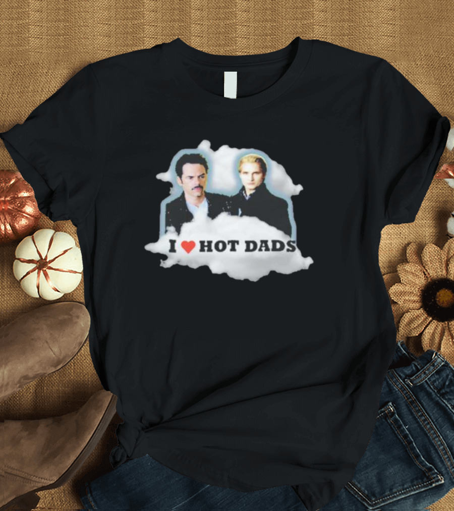 I Heart Hot Dads with Actors in Suits T-Shirt