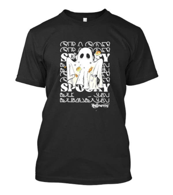 Spooky Season Ghost Halloween Candy T-Shirt