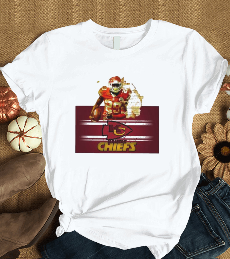 Player 29 Kansas City Chiefs Golden Football Legend T-Shirt