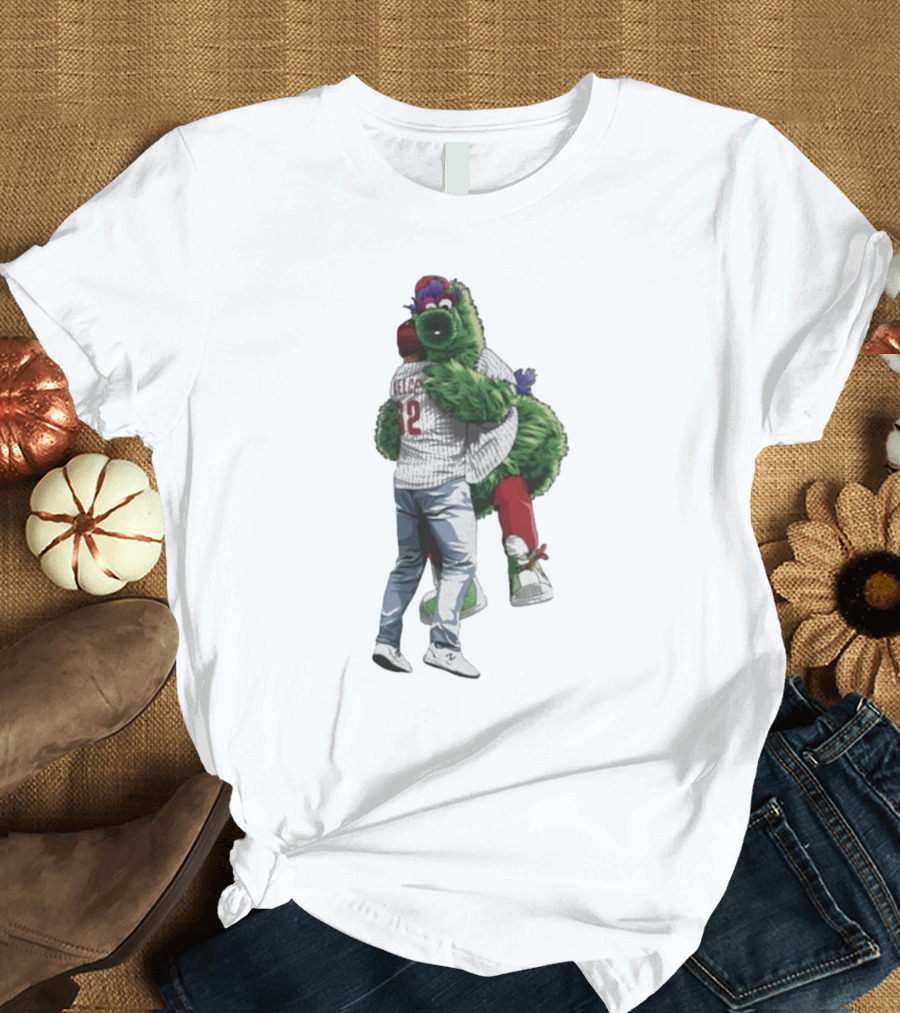 Travis Kelce Jason Kelce Philadelphia Phillies Philadelphia Eagles Football T-Shirt