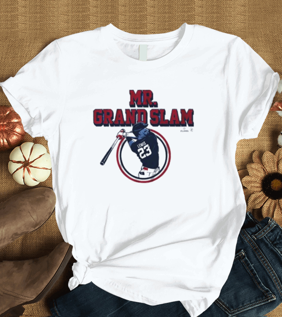 Mr Grand Slam Royce Lewis 23 Baseball Power Hitter T-Shirt