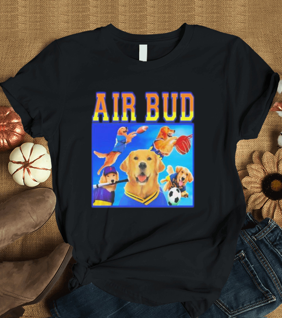 Air Bud Golden Retriever Sports Basketball Football Soccer Baseball T-Shirt