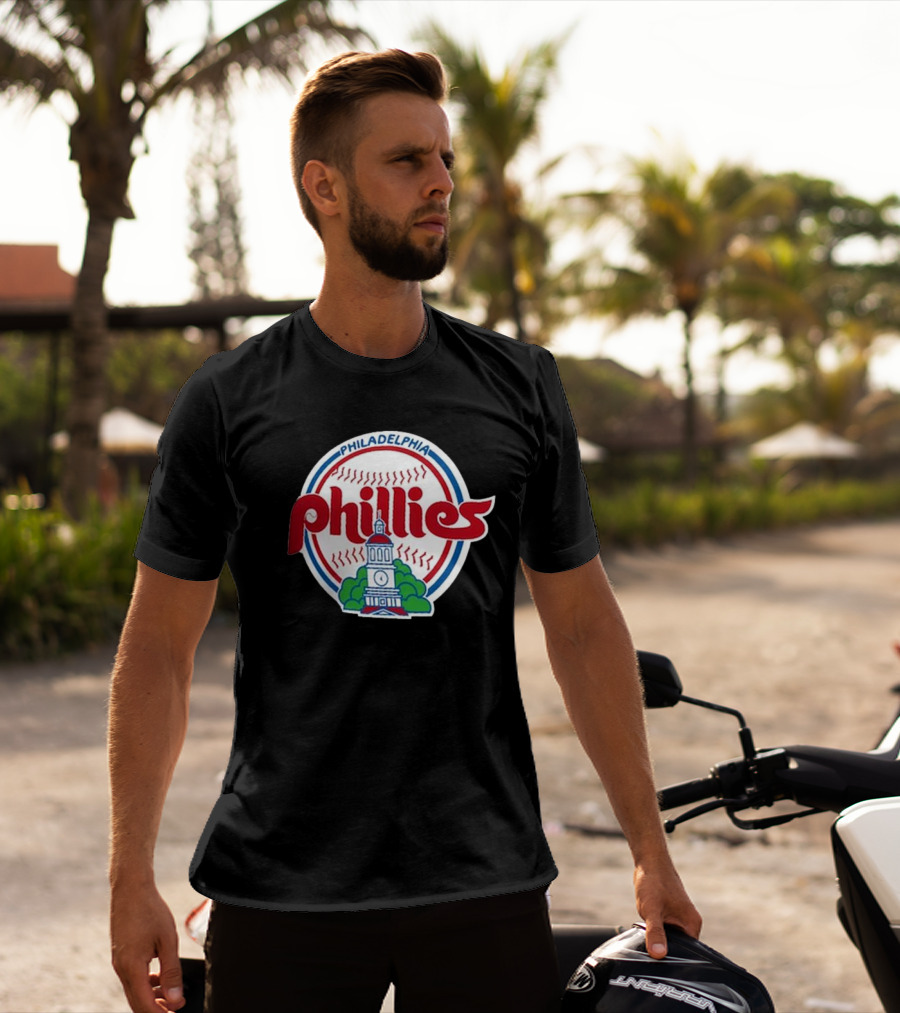 Philadelphia Phillies Cooperstown Collection Historic Liberty Bell Baseball T-Shirt