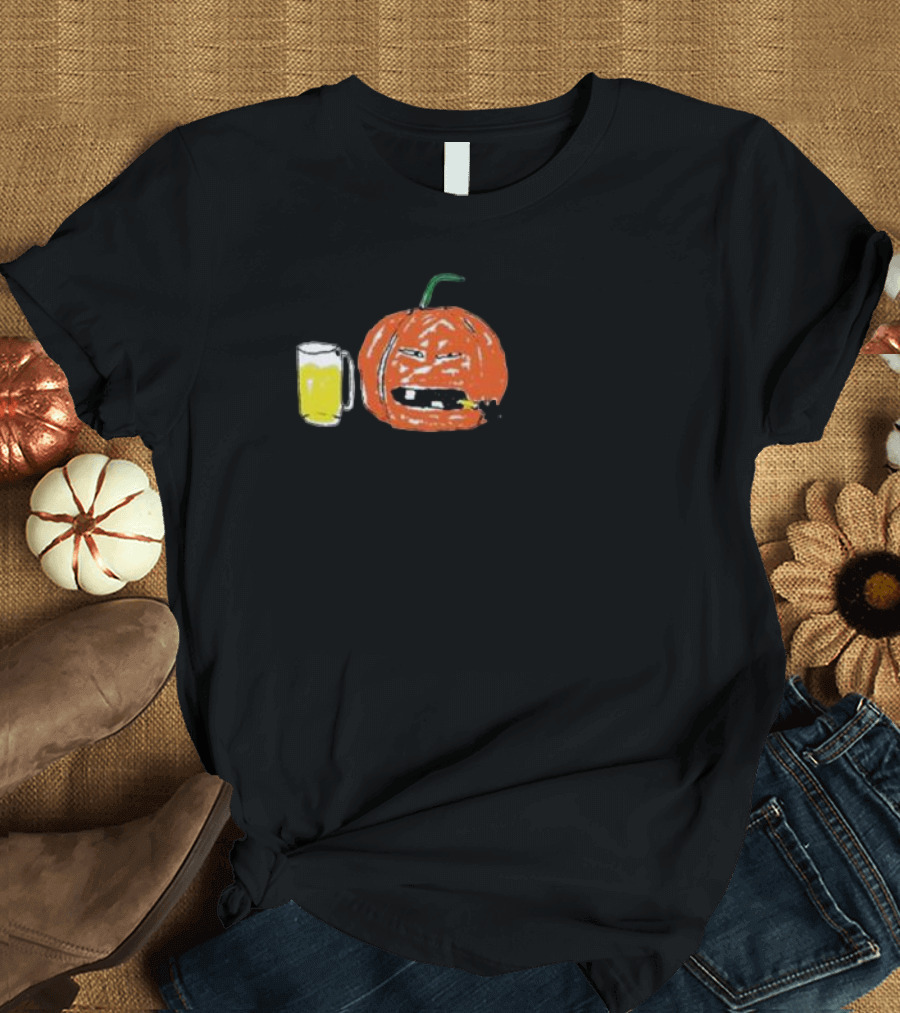 Im Getting Smashed Pumpkin Mgray T-Shirt