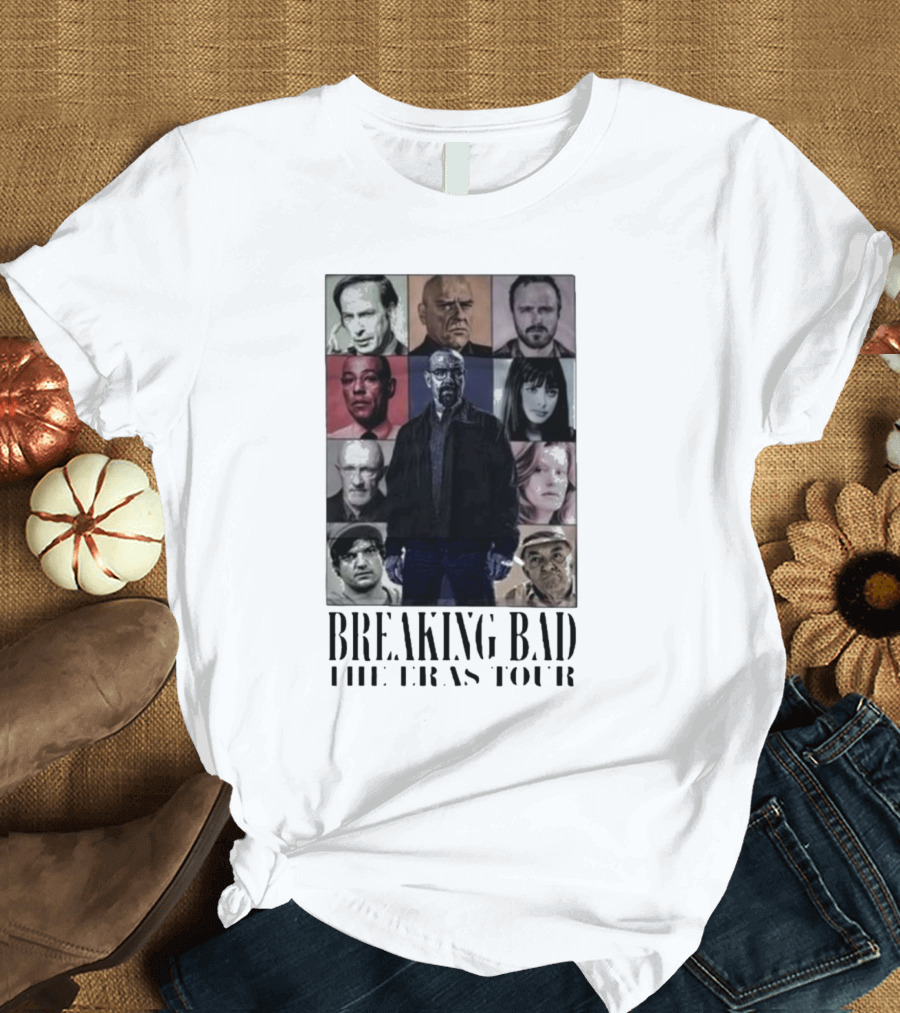 Breaking Bad The Eras Tour Characters Collage T-Shirt