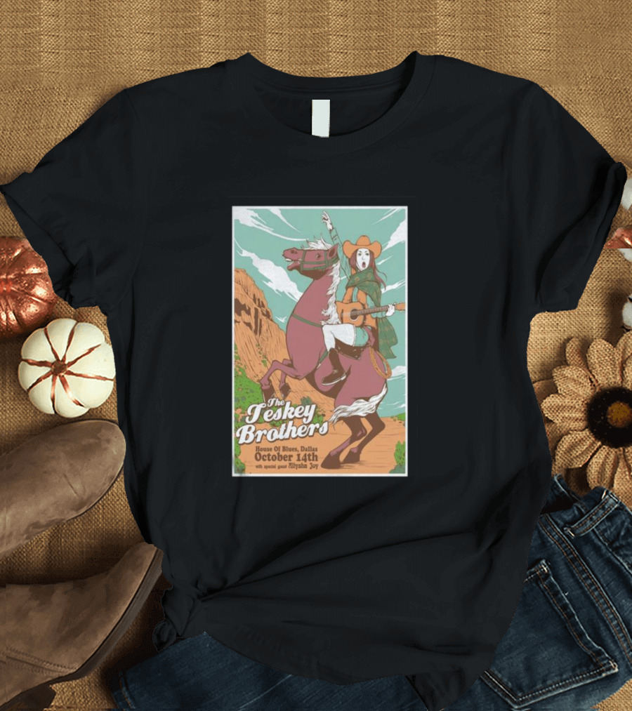 The Teskey Brothers House of Blues Dallas October 14th with Special Guest Allysha Joy T-Shirt
