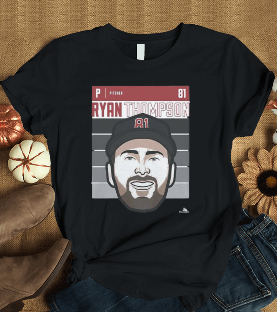 Ryan Thompson Pitcher 81 Arizona Fade T-Shirt