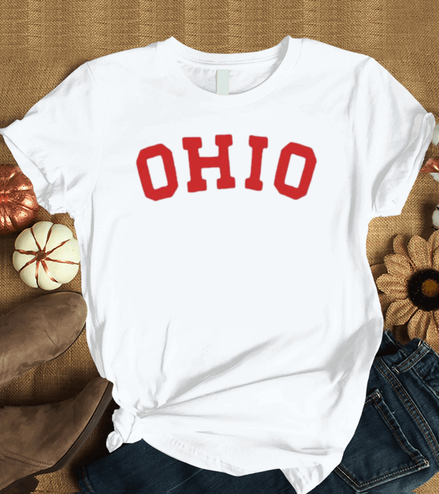 Jesse Owens Block Ohio T-Shirt