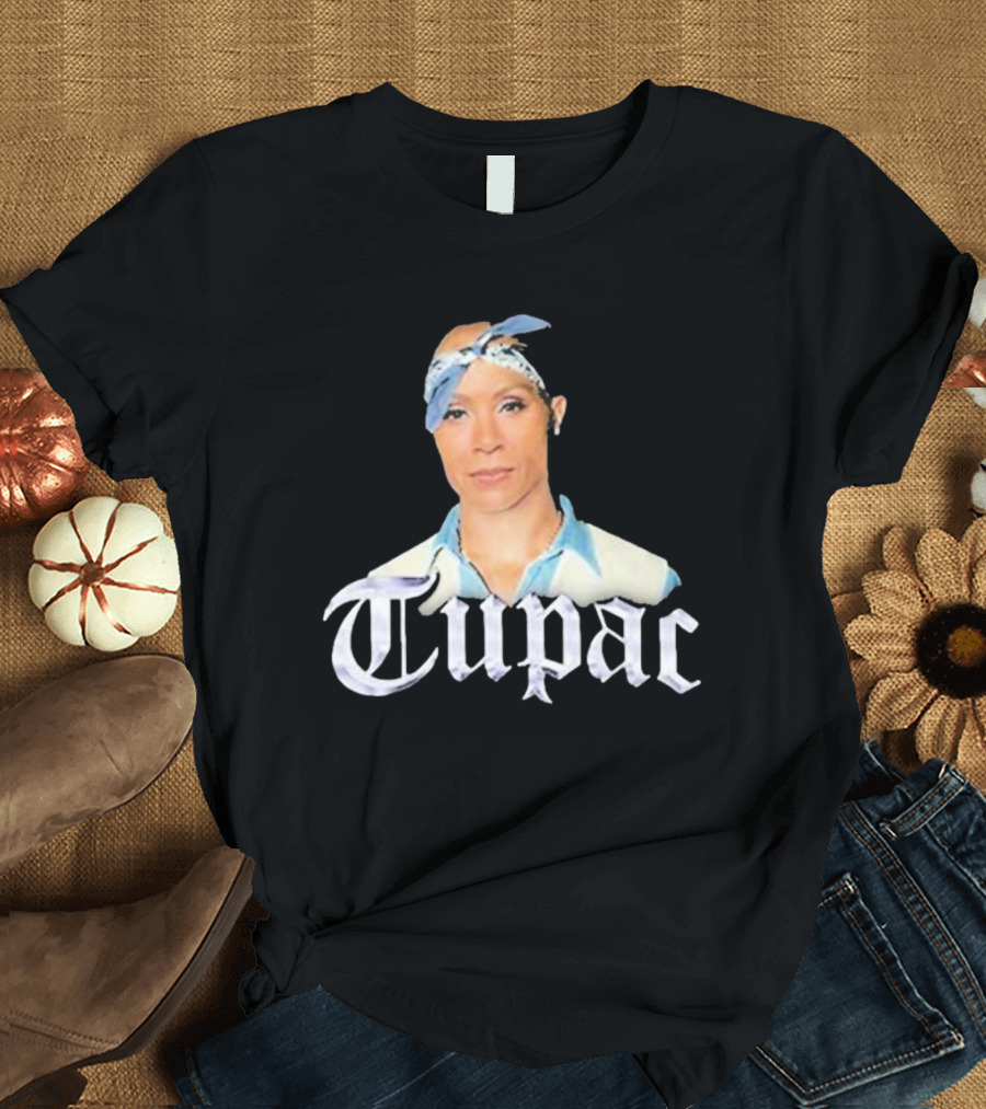 Tupac Blue Bandana Bust T-Shirt