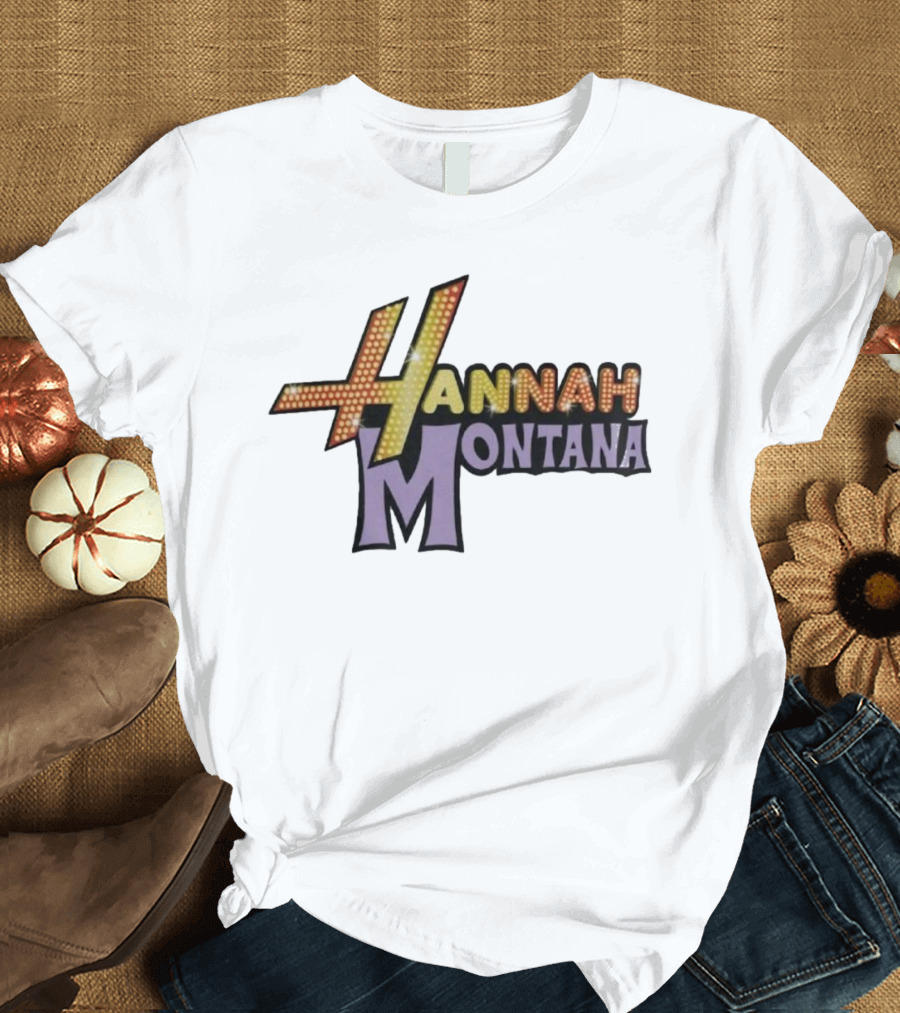 Hannah Montana Logo Classic Text T-Shirt