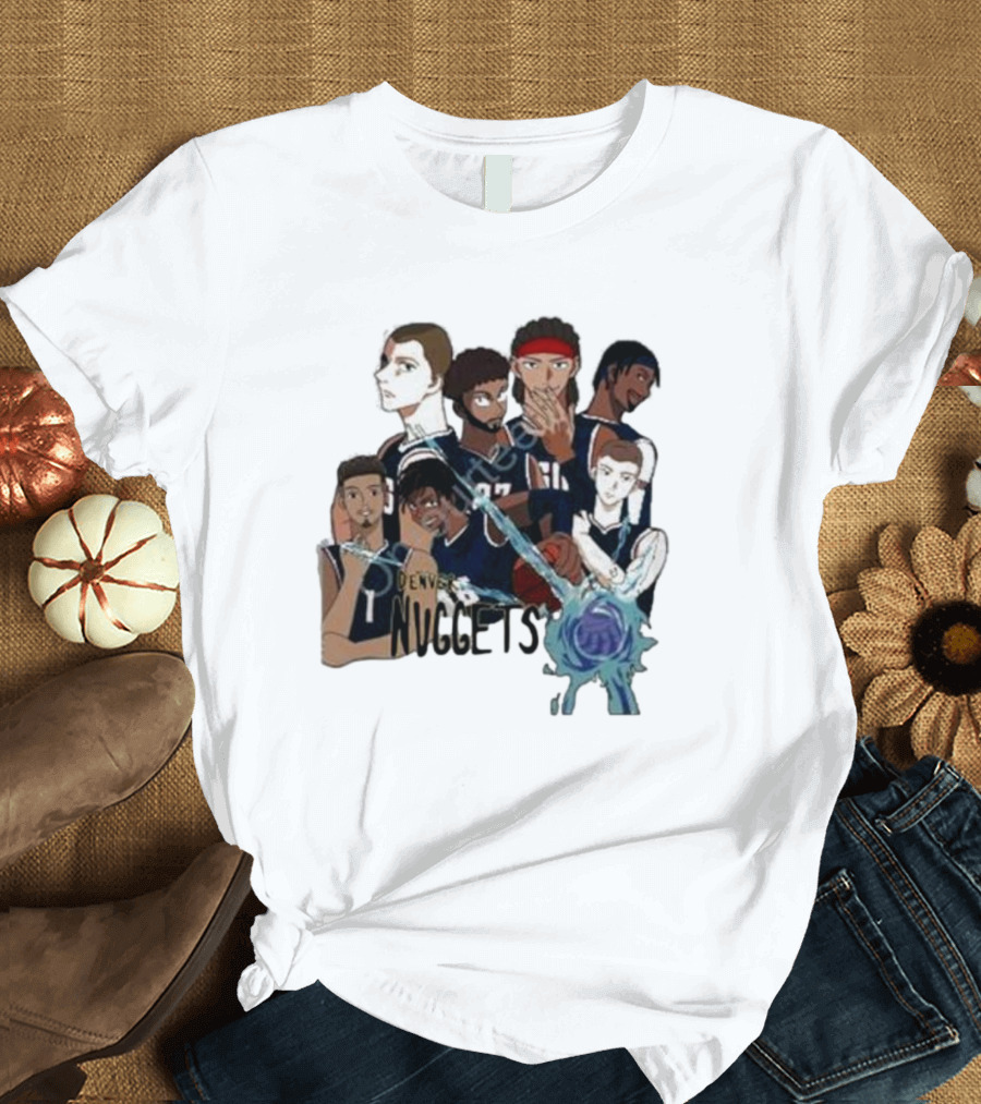 Denver Nuggets Jjk Jujutsu Kaisen Anime Crossover Fan Merch T-Shirt