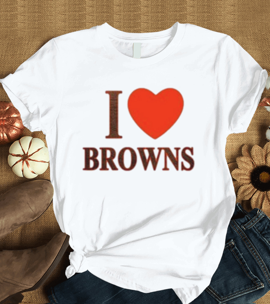 I Heart Browns T-Shirt