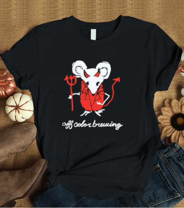 T-Shirt: Off Color Brewing Devil Mouse T-Shirt Off Color Brewing Devil Mouse T-Shirt