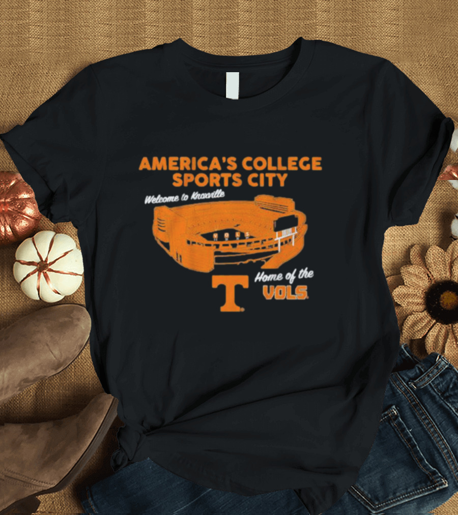 Welcome to Knoxville America's College Sports City Home of the Vols T-Shirt