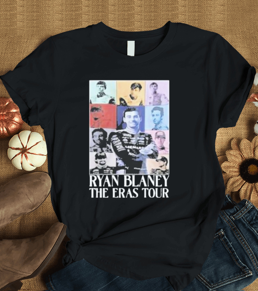 Ryan Blaney The Eras Tour NASCAR Collage T-Shirt