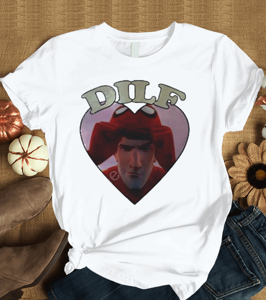 DILF Peter Mustardyardpress Merch Spider Cap Heart T-Shirt