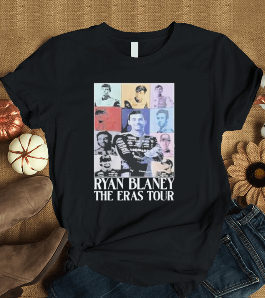 Ryan Blaney The Eras Tour Racing Collage T-Shirt