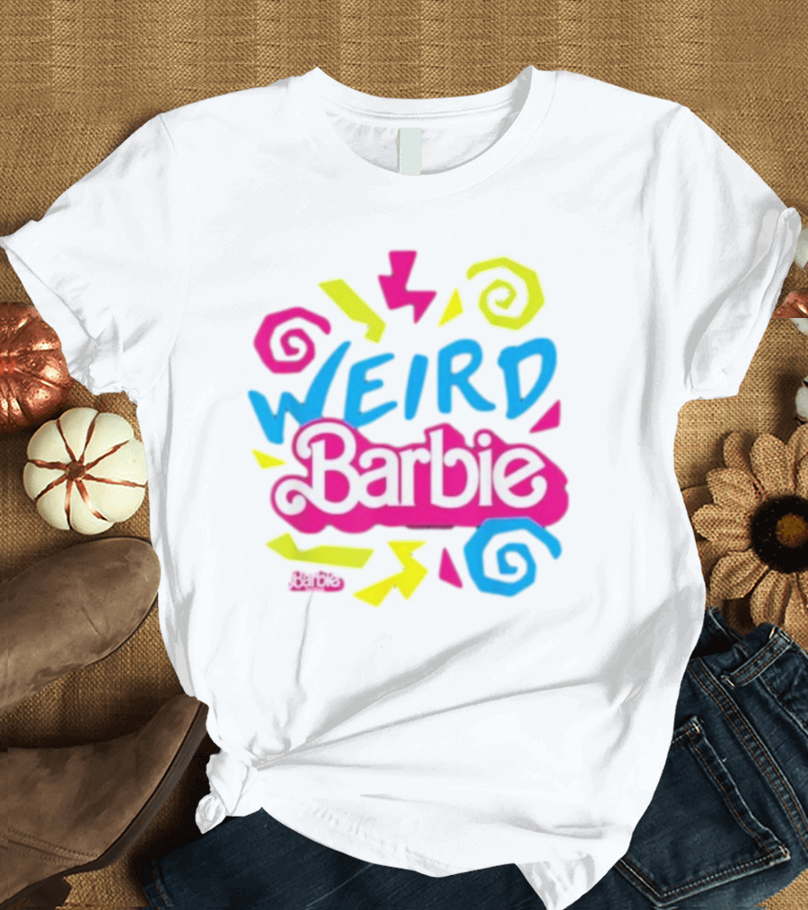Weird Barbie Colorful Halloween Costume Mens Womens Barbie Movie T-Shirt