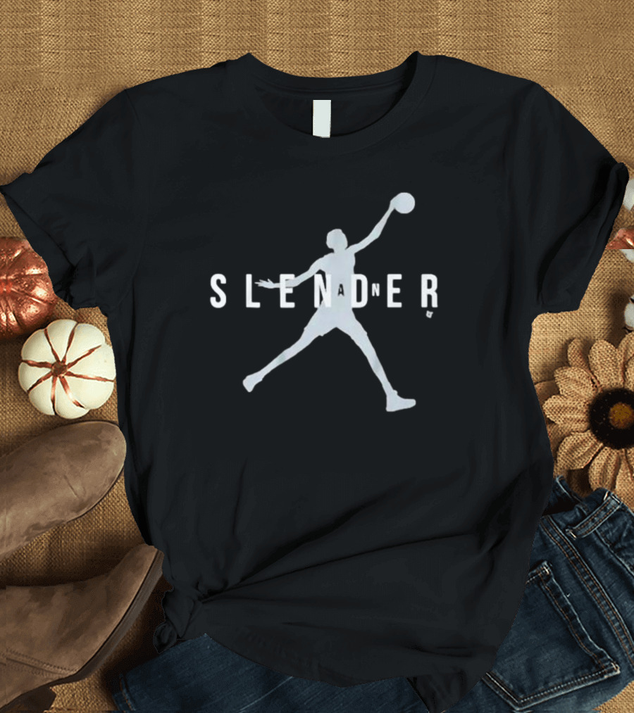 San Antonio Slender S L A N D E R Basketball T-Shirt