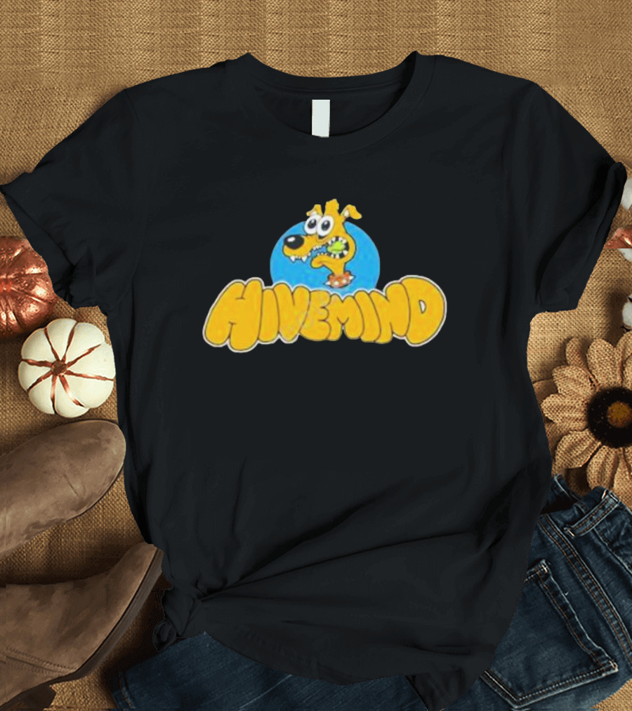 Copes Hivemind French Terry Dog Cartoon T-Shirt