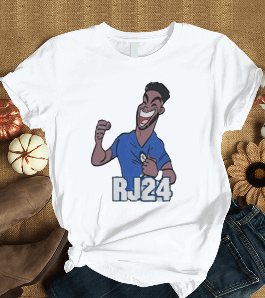 Reece James RJ24 Cartoon Blue Football T-Shirt