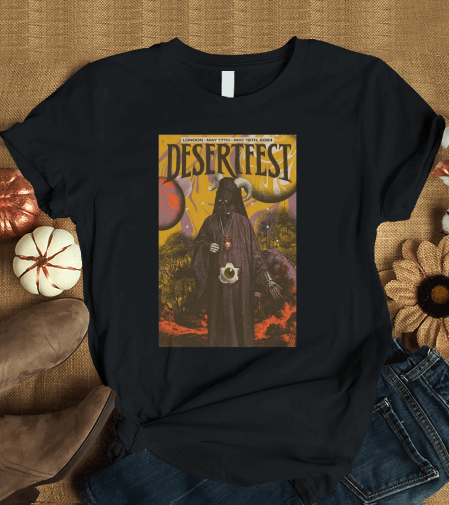 Desertfest London May 17th-19th 2024 Psychedelic Shaman T-Shirt
