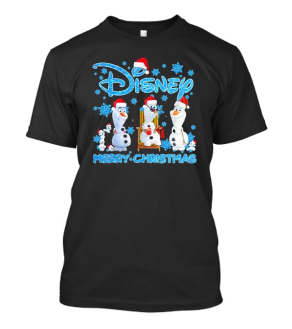Disney Merry Christmas Olaf Santa T-Shirt