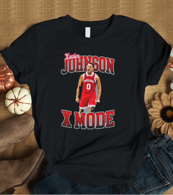 T-Shirt: Xavier Johnson X-Mode Indiana Basketball Player T-Shirt Xavier Johnson X-Mode Indiana Basketball Player T-Shirt