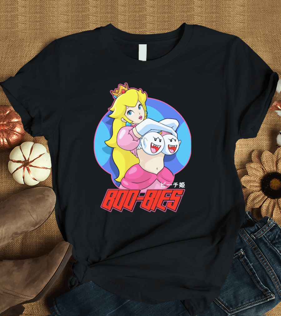 Princess Peach Boo-Bies ピーチ姫 T-Shirt