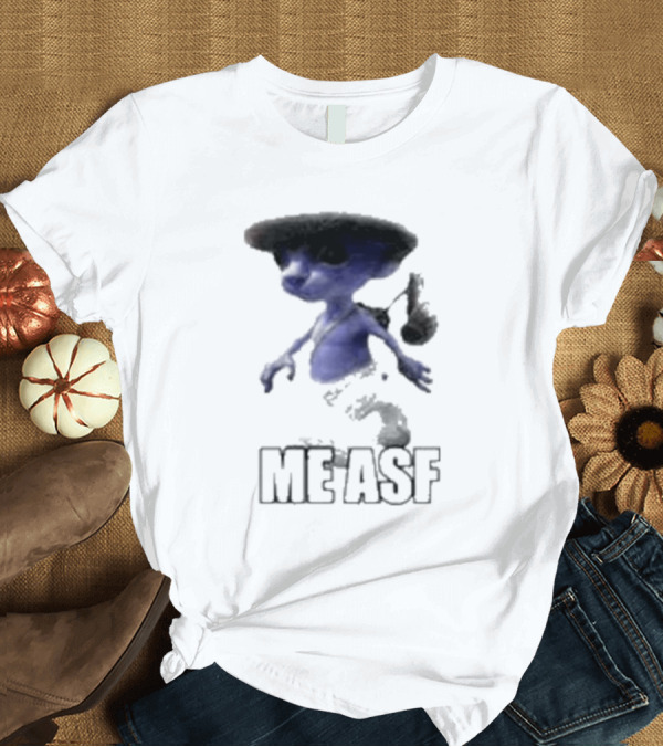 T-Shirt: Cat Smurf Me Asf T-Shirt Cat Smurf Me Asf T-Shirt