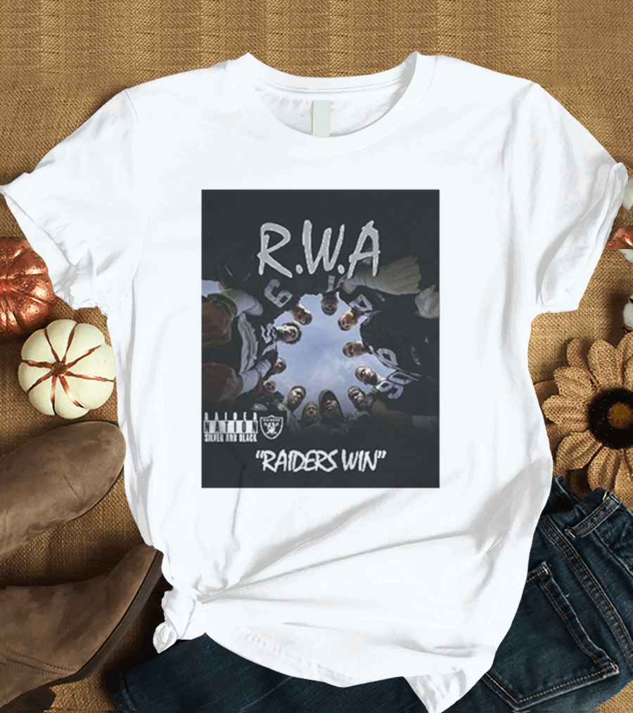 Las Vegas Raiders RWA Nation Silver and Black Raiders Win T-Shirt