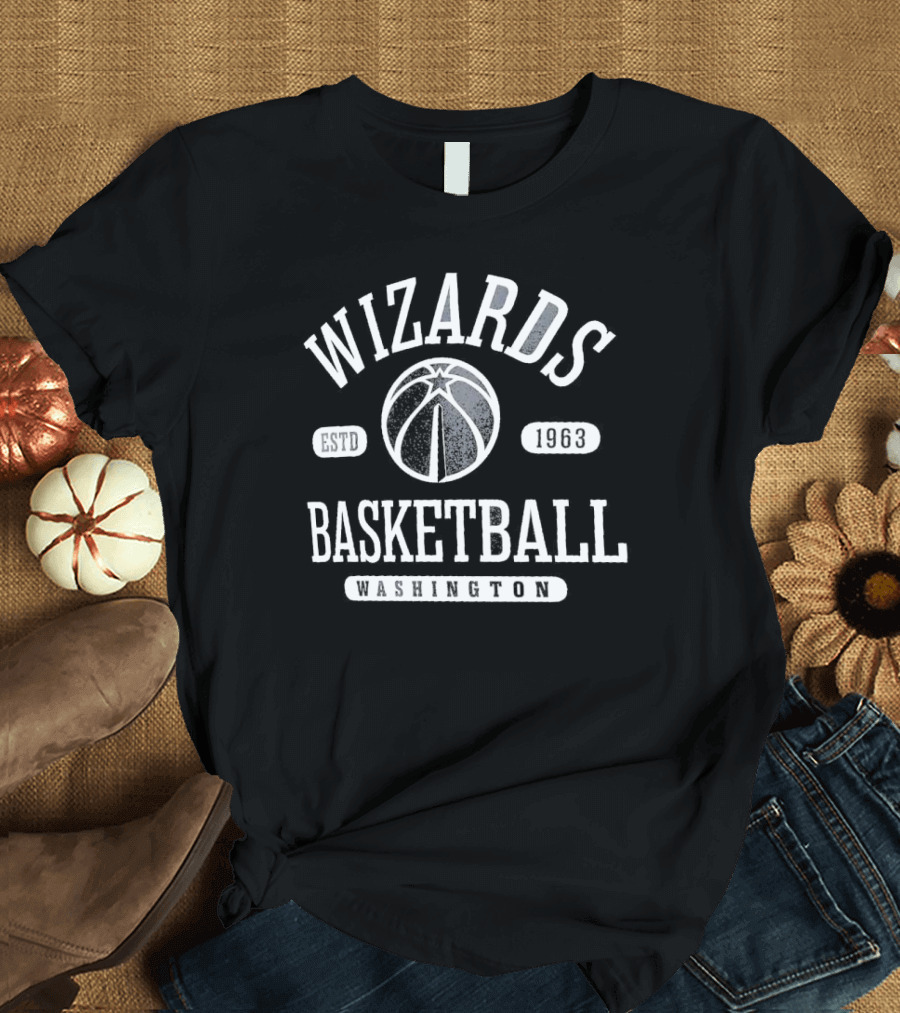 Wizards Basketball Washington ESTD 1963 T-Shirt