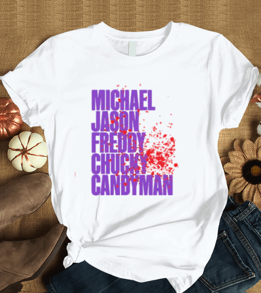 Michael Jason Freddy Chucky Candyman Horror Legends T-Shirt