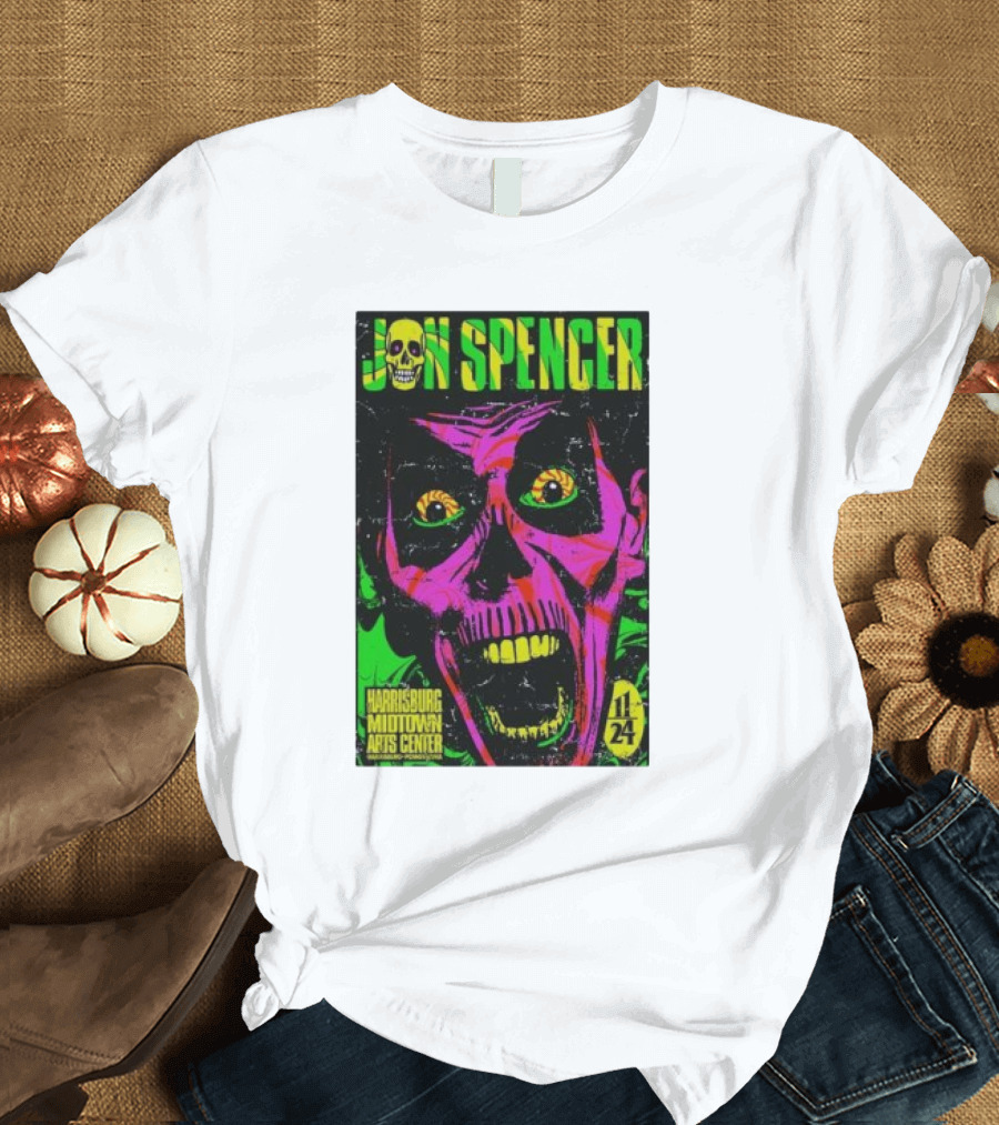 Jon Spencer Harrisburg Midtown Arts Center Nov 24 T-Shirt
