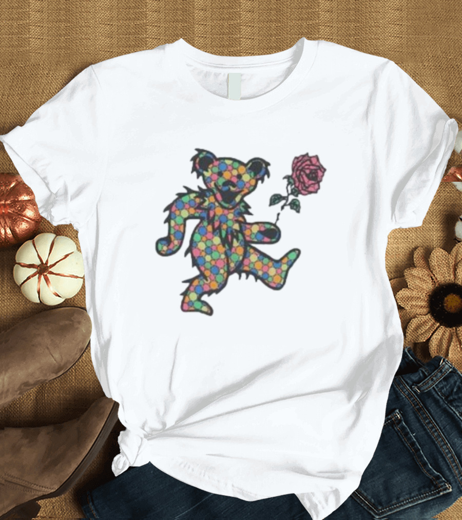 Wyco Vintage 1989 Grateful Dead Dancing Bear with Rose T-Shirt