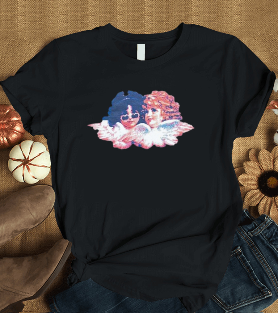 Heavenly Vintage Angel Duo Wings T-Shirt