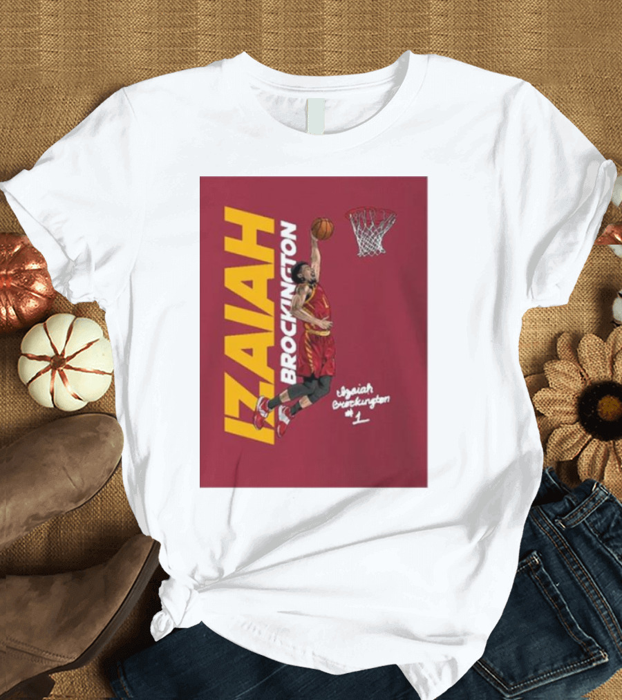 Izaiah Brockington Basketball Dunk #1 Youth T-Shirt