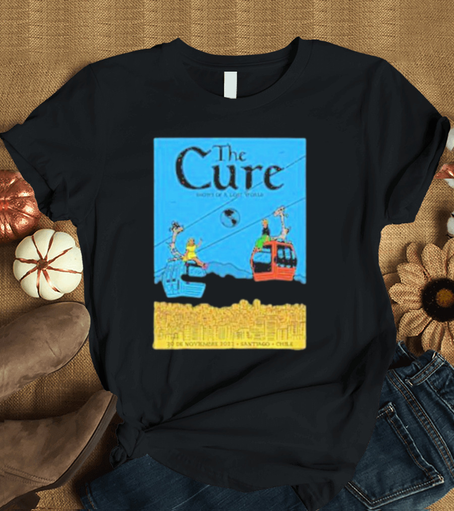 The Cure 30 de Noviembre 2013 Santiago Chile Show of a Lost World T-Shirt
