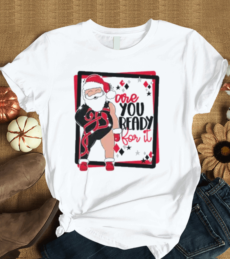 Reputation Taylor's Version Santa Are You Ready For It Santa Wrestler Patchwork Emo Goth T-Shirt